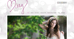 Desktop Screenshot of marzmakeupandhair.com